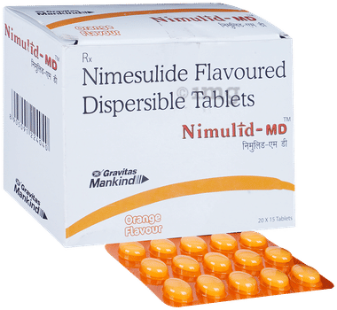 Nimulid-MD Tablet Orange