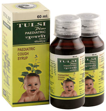 Rhino Tulsi  Plus Paediatric Cough Syrup(60ml Each)