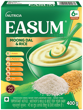 Easum Baby Cereal with Rice & Moong Dal