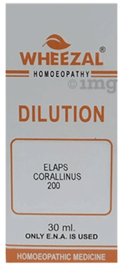 Wheezal Elaps Corallinus Dilution 200 Wheezal Elaps Corallinus Dilution 200