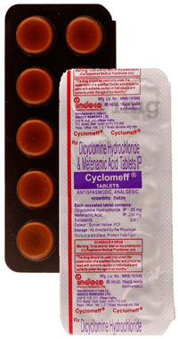 Cyclomeff 20mg/250mg Tablet