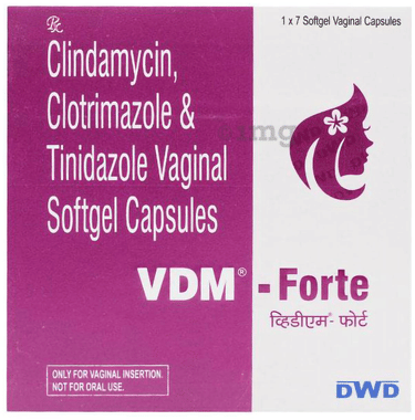 Vdm Forte 100mg/100mg/100mg Vaginal Capsule