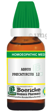 Boericke Abrus Precatorius Dilution (30ml Each) 12 Boericke Abrus Precatorius Dilution (30ml Each) 12