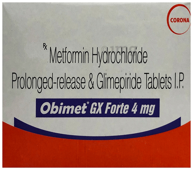 Obimet GX Forte 4mg Tablet PR