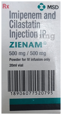 Zienam 500mg/500mg Injection