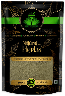 Sai Herbs Dried Emblic Myrobalan Leaves Powder