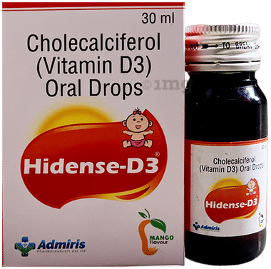 Hidense-D3 Oral Drops Mango
