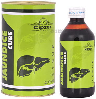 Cipzer Jaundice Cure Syrup | Liver Detox, Improves Digestion & Loss of Appetite Relief Syrup