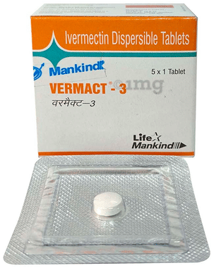 Vermact 3 Tablet DT