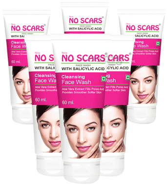 NO Scars with Salicylic Acid Cleansing Face Wash ( 60ml)