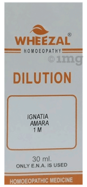 Wheezal Ignatia Amara Dilution 1M Wheezal Ignatia Amara Dilution 1M