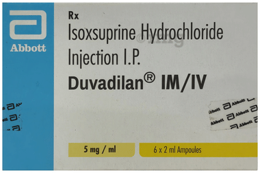 Duvadilan IM/IV 5mg Injection (2ml Each) Injection