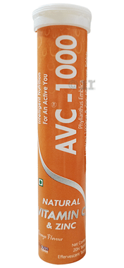 AVC 1000 Effervescent Tablet Orange AVC 1000 Effervescent Tablet Orange