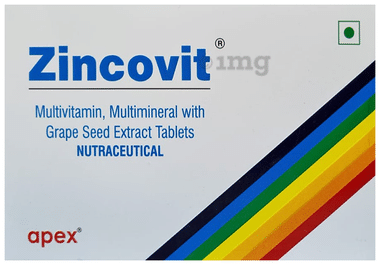 Zincovit Tablet with Multivitamin, Multimineral & Grape Seed Extract
