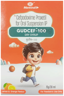 Gudcef 100 Dry Syrup Lemon & Orange