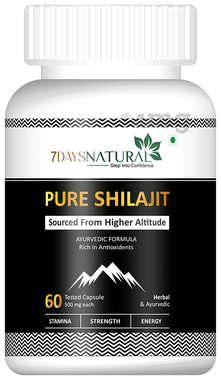 7Days Shilajit 500mg Capsule
