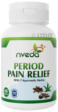Nveda Period Pain Relief Capsules | Ayurvedic Cramp & Menstrual Discomfort Support