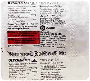 Glychek-M 30 OD Tablet