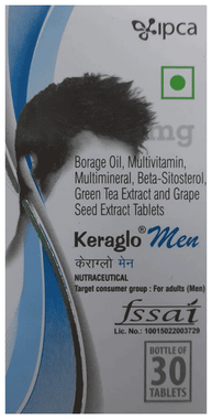 Keraglo Men Tablet with Multivitamin, Multimineral & Natural Extracts
