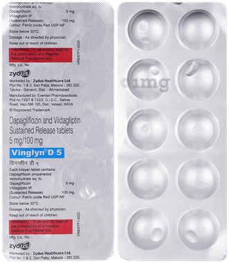 Vinglyn D 5mg/100mg Tablet