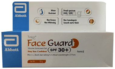 Tvaksh Face Guard Silicone Sunscreen Gel SPF 30