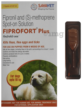Fiprofort Plus Pet Solution For Dogs Upto 10 Kg