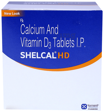 Shelcal - HD Tablet with Calcium & Vitamin D3 | Bone, Joint & Muscle Care