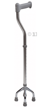 Sunbeam Quad Cane Walking Stick with Small Base