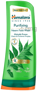 Himalaya Herbals Purifying Neem Face Wash | For Acne & Pimple Relief | Paraben and Soap Free Face Care Product | Turmeric