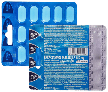 Crocin 650 Advance Tablet