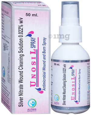 Unosil Antimicrobial Wound and Burn Spray