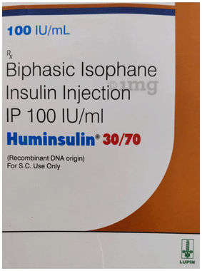 Huminsulin 30/70 Cartridge (3ml Each)