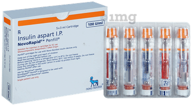 NovoRapid Penfill (3ml Each)