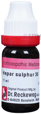 Dr. Reckeweg Hepar Sulphur Dilution 30 CH Dr. Reckeweg Hepar Sulphur Dilution 30 CH
