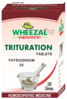 Wheezal Thyroidinum Trituration Tablet 3X Wheezal Thyroidinum Trituration Tablet 3X