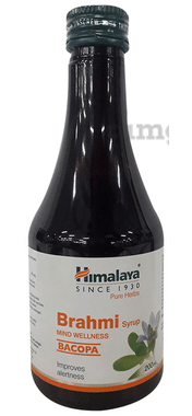 Himalaya Wellness Himalaya Brahmi Syrup | Mind Wellness | BACOPA | Improve Alertness Syrup