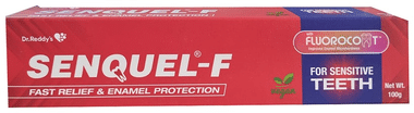 Senquel-F Medicated Toothpaste | For Sensitive Teeth & Gums | Fast Relief & Enamel Protection