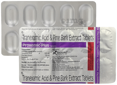 Proxemic Plus 250mg/50mg Tablet