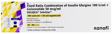 Soliqua Solostar Solution for Injection
