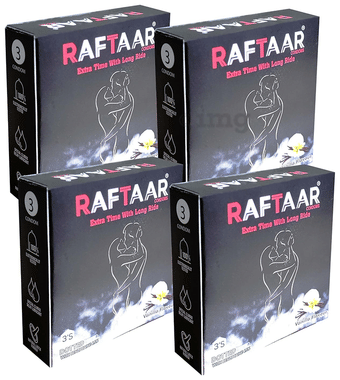 Raftaar Condom (3 Each) Vanilla