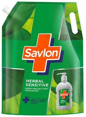 Savlon Herbal Sensitive Refill Germ Protection Liquid Handwash