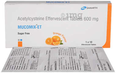 Mucomix -ET Effervescent Tablet Orange Sugar Free