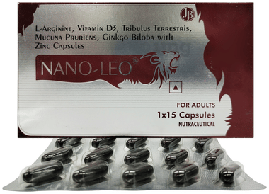 Nano-Leo Capsule with L-Arginine, Vitamin D3, Ginkgo & Zinc