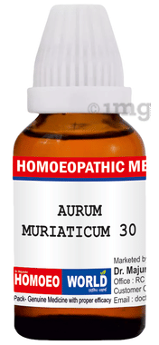 Dr. Majumder Homeo World Aurum Muriaticum Dilution 30 Dr. Majumder Homeo World Aurum Muriaticum Dilution 30
