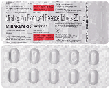 Mirakem 25mg Tablet