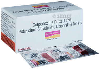 Zedocef CV 50 mg/31.25 mg Tablet