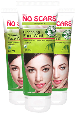 NO Scars Cleansing Face Wash with Eminence of Neem Extract