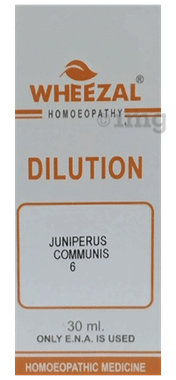 Wheezal Juniperus Communis Dilution 6 Wheezal Juniperus Communis Dilution 6