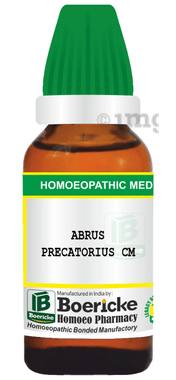 Boericke Abrus Precatorius Dilution (30ml Each) CM Boericke Abrus Precatorius Dilution (30ml Each) CM
