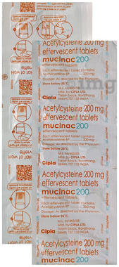 Mucinac 200 Effervescent Tablet